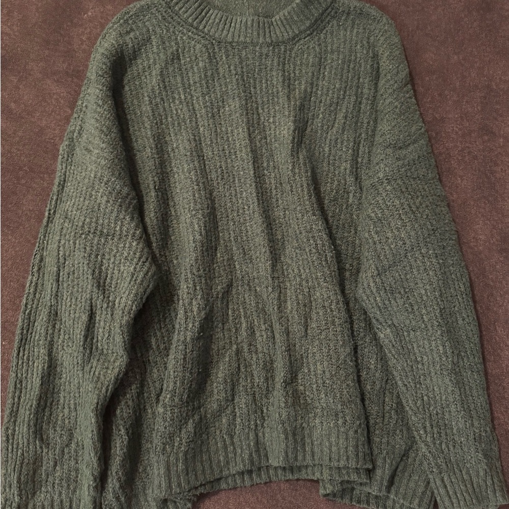 American Eagle Outfitters Dark Green Sweater